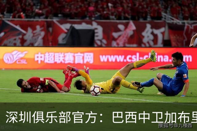 深圳俱乐部官方：巴西中卫加布里埃尔加盟